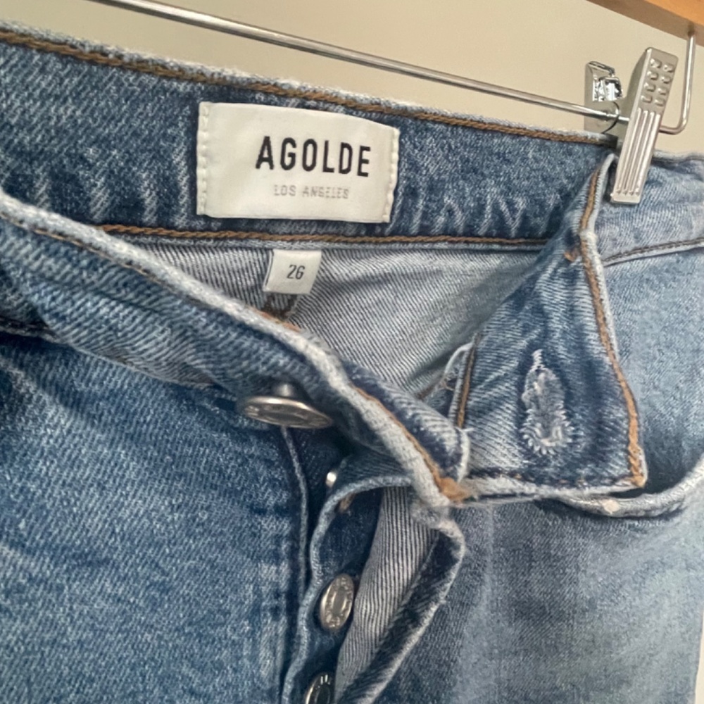 Agolde Riley Straight Cuffed - Picture 3 of 7